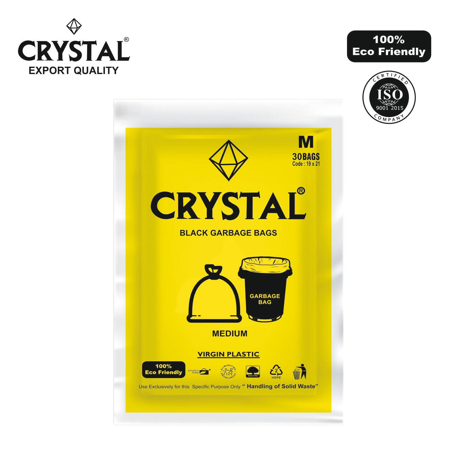 Crystal Oxo - Biodegradable Garbage Bag Pouch