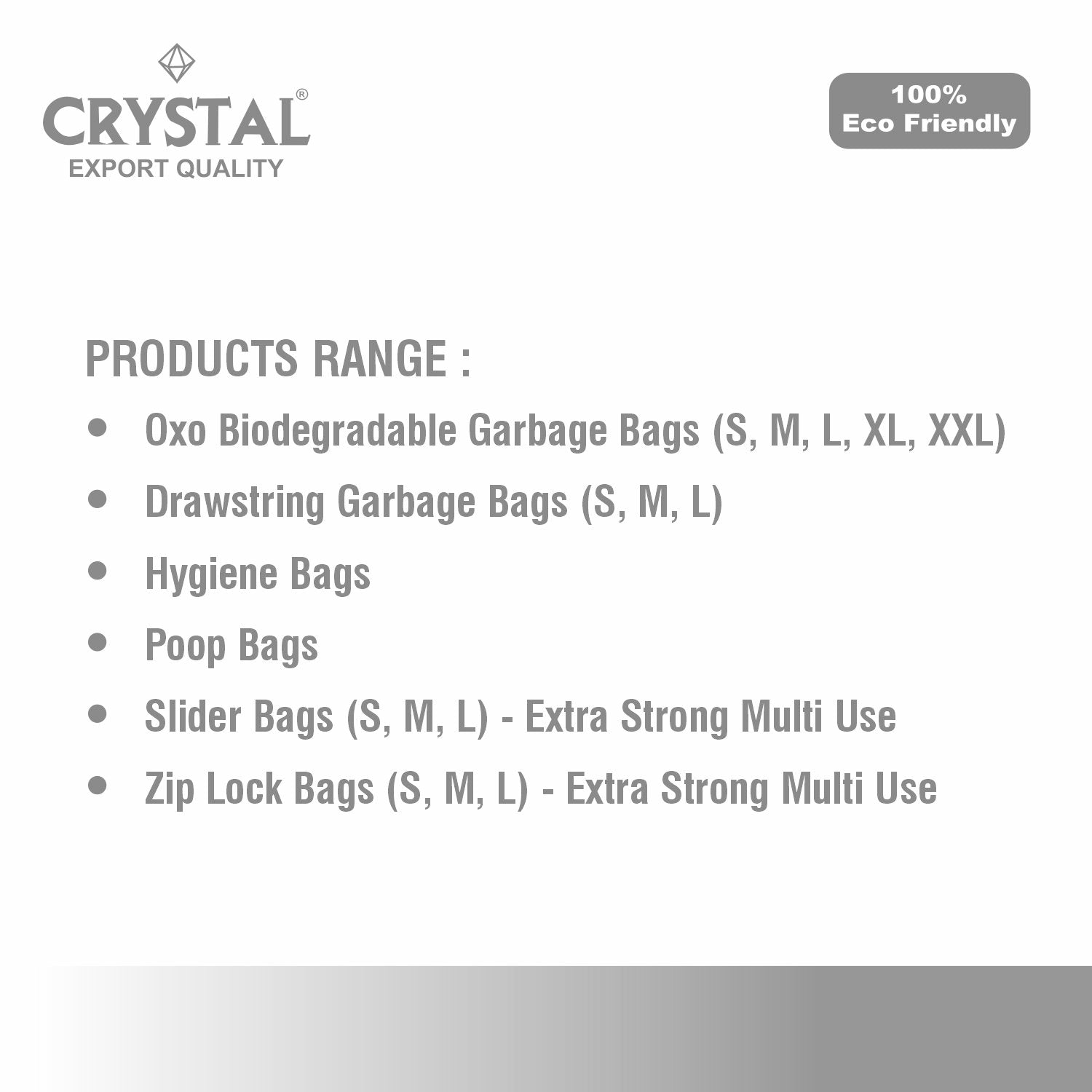 Get Biodegradable Poly Bags